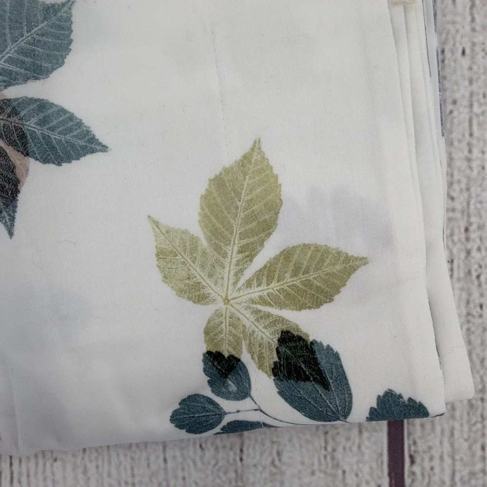 Schlossberg Euro Sham Eliv Blanc Floral White 100% Cotton Sateen Switzerland